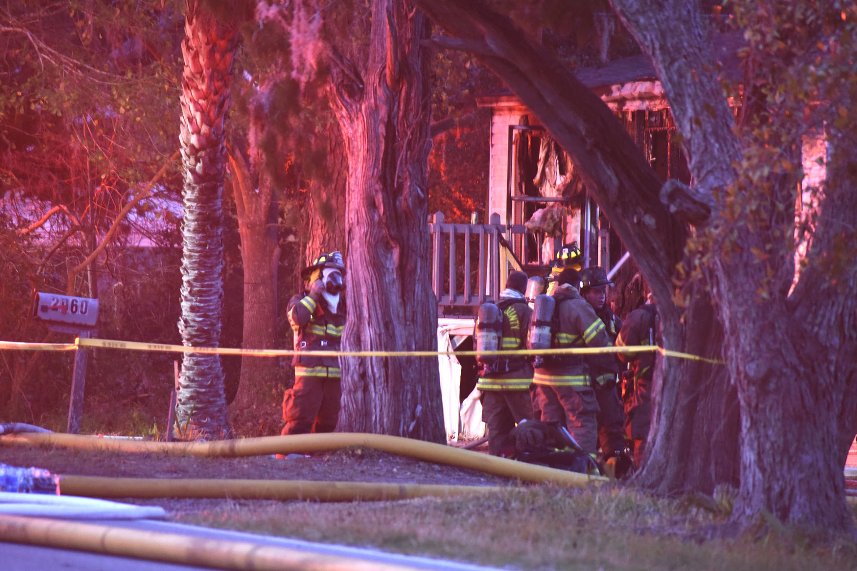 Fire destroys trailer